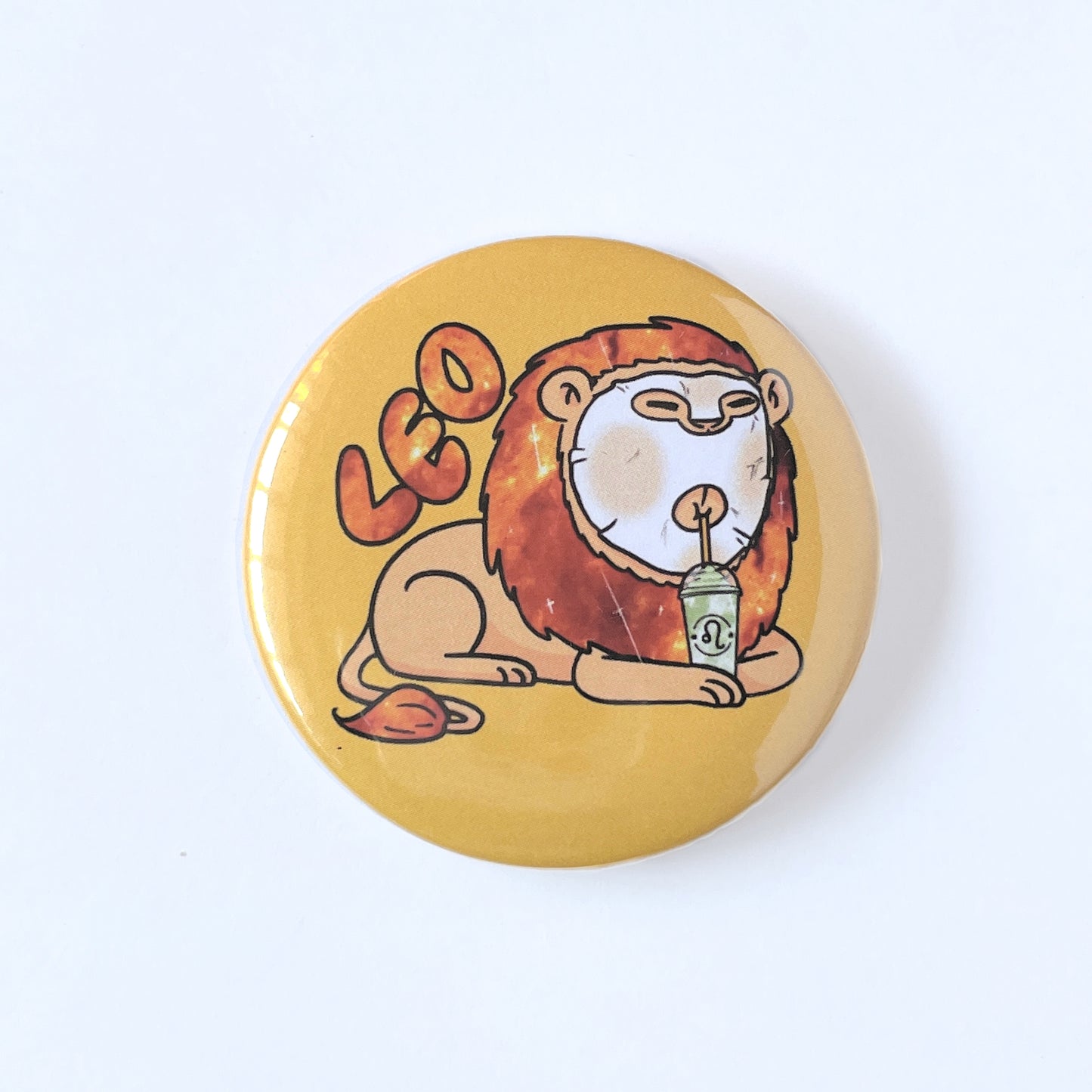 Leo - Laid back Zodiac badge