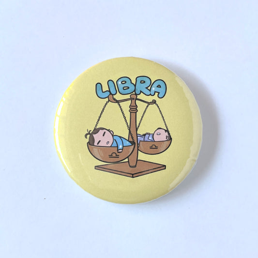 Libra - Laid back Zodiac badge