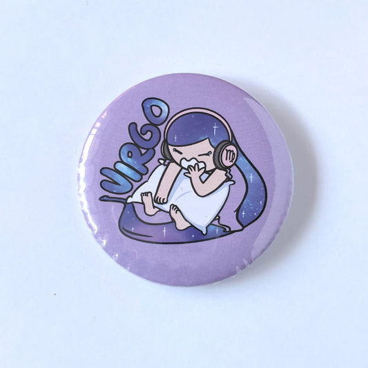 Virgo - Laid back Zodiac badge