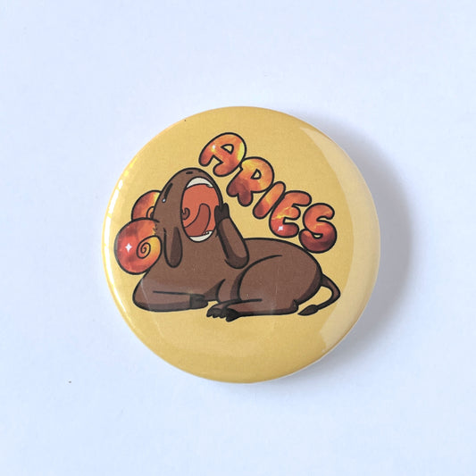 Aries-Laid back Zodiac badge