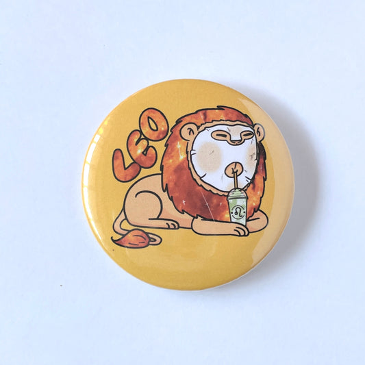 Leo - Laid back Zodiac badge